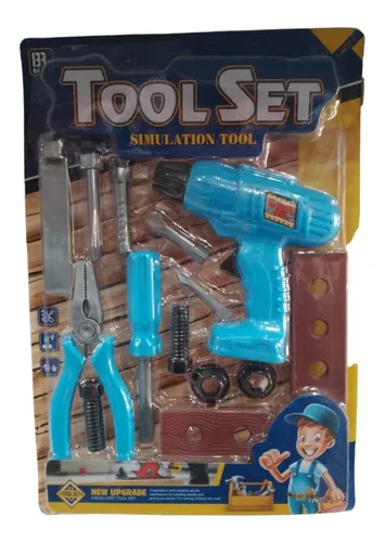 Set De Herramientas Con Taladro En Blister Juguete- Tool Set