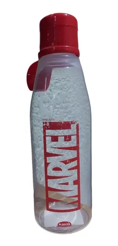 Botella Plástico 530 Ml Abre Fácil Marvel Original Y Oficial