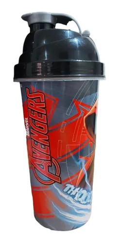 Vaso / Botella Milkshake 580ml Plástico Thor Marvel Oficial