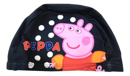 Gorra De Natación De Lycra Peppa Pig Original Y Oficial