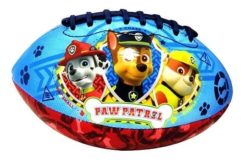 Pelota De Rugby Nº3 - Paw Patrol Color Celeste