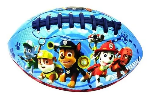 Pelota De Rugby Nº3 - Paw Patrol Color Celeste