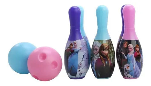 Set Bolos Frozen 6 Bolos + 2 Bolas Original Y Oficial