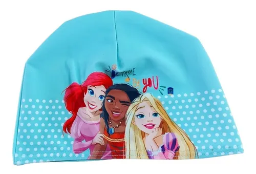 Gorra De Natación De Lycra Princesas Disney Original Oficial