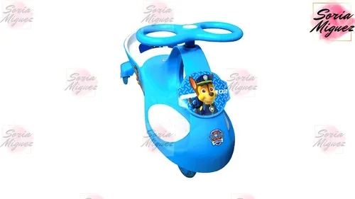 Carrito Buggy Premium Paw Patrol Rosa Y Celeste - E X -