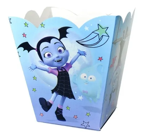 Pack 6 Cajas Pochocleras Vampirina Original Cotillón Disney