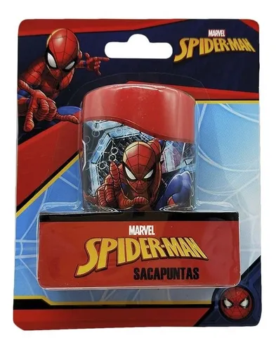 Sacapuntas Con Depósito Spiderman Original Y Oficial