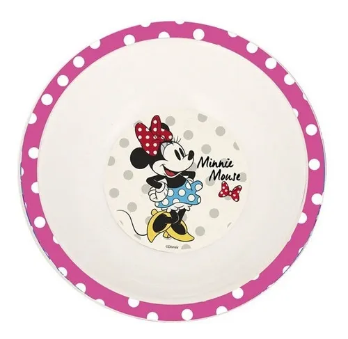 Bowl De Bambú Minnie Original Y Oficial