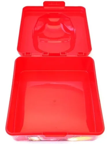 Vianda Lonchera Infantil Con Forma Ironman 12x12x6cm Oficial