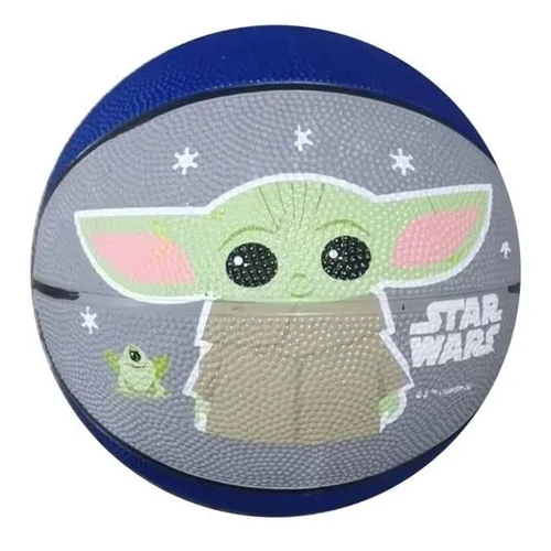 Pelota De Basketball Nº3 Star Wars Bebe Yoda Original