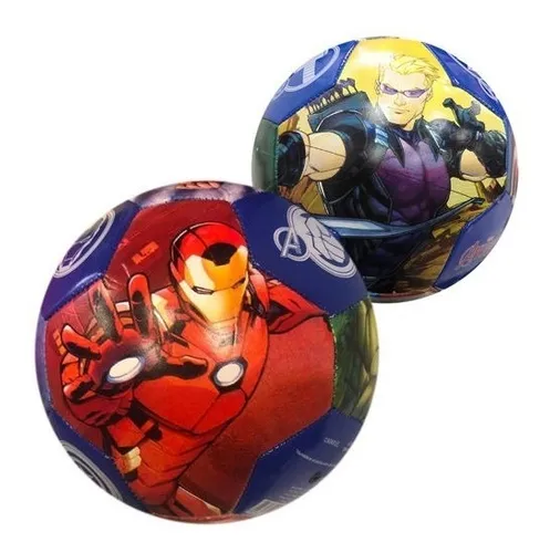 Pelota Fútbol Cuero Nº5 Avengers Original Y Oficial