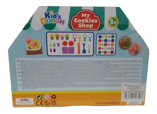 Masa De Moldear My Cookies Shop +3 Años 30 Piezas Plastilina