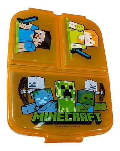 Vianda Minecraft Plástico Multicompartimento Original