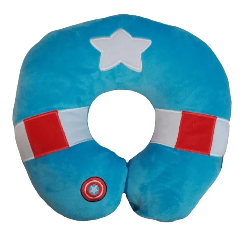 Almohadón Infantil Para Cuello Cervical Plus Avengers Oficial