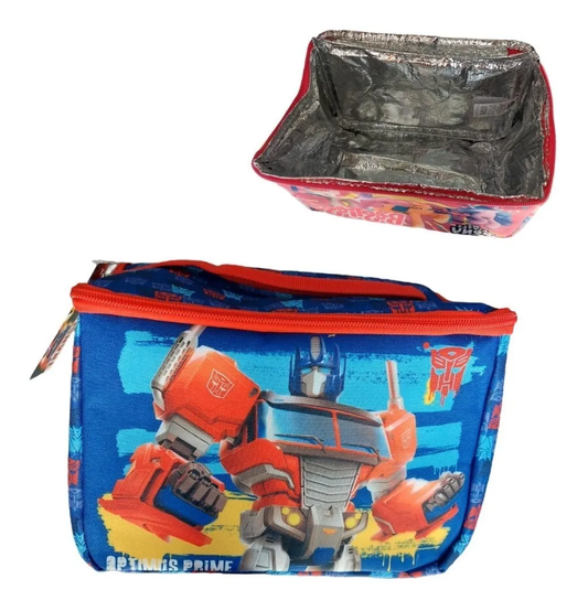 Lonchera Infantil Térmica 22x16x18 Transformers Oficial