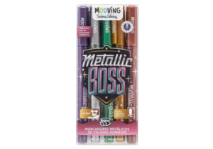 Pack 5 Marcadores Metallic Boss Mooving