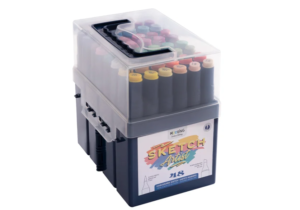 Pack 48 Marcadores Sketch Artist Doble Punta Mooving Escolar