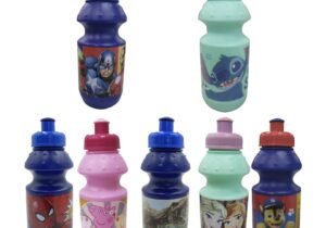 Botella Plástico Sport 350 Ml Varios Personajes